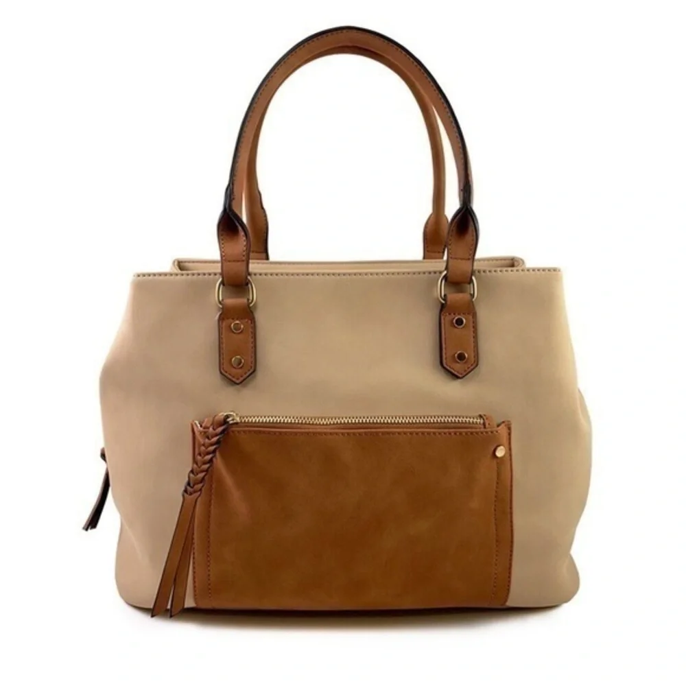 Violet Ray Braided Zip Front Pocket Carter